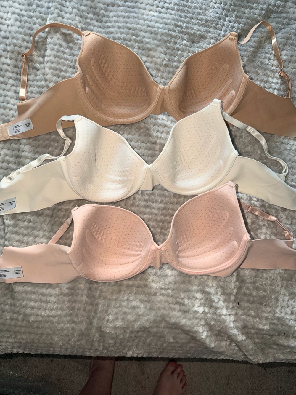 sophie b. Seamless T-Shirt Bra Set in Nude, Cream & Blush - Picture 2 of 6